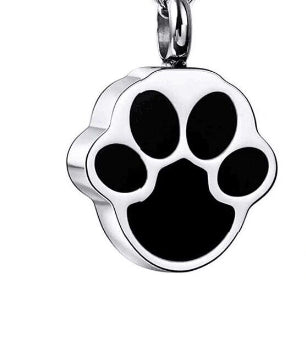 A Walk to Remember: Urn Necklace with Pet Footprint
